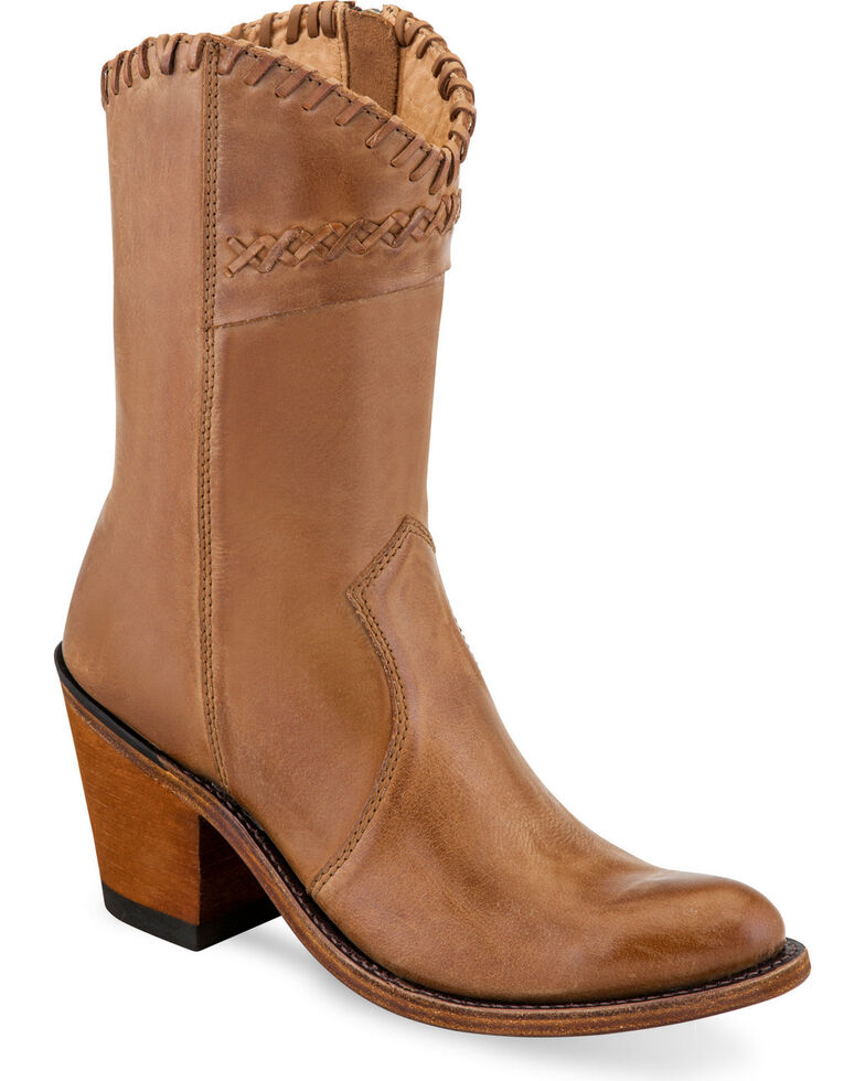 ladies black and tan boots