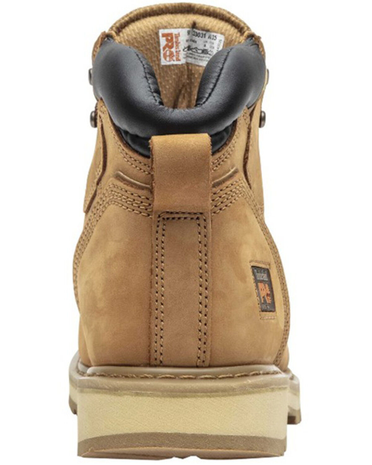 Image #3 - Timberland PRO Men's Pit Boss 6" Work Boots - Steel Toe, Gold, hi-res