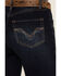 Image #2 - Rock & Roll Denim Women's Dark Wash High Rise Bootcut Stretch Denim Jeans, Dark Wash, hi-res