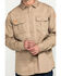 Image #4 - Hawx Men's FR Long Sleeve Woven Work Shirt , Beige/khaki, hi-res
