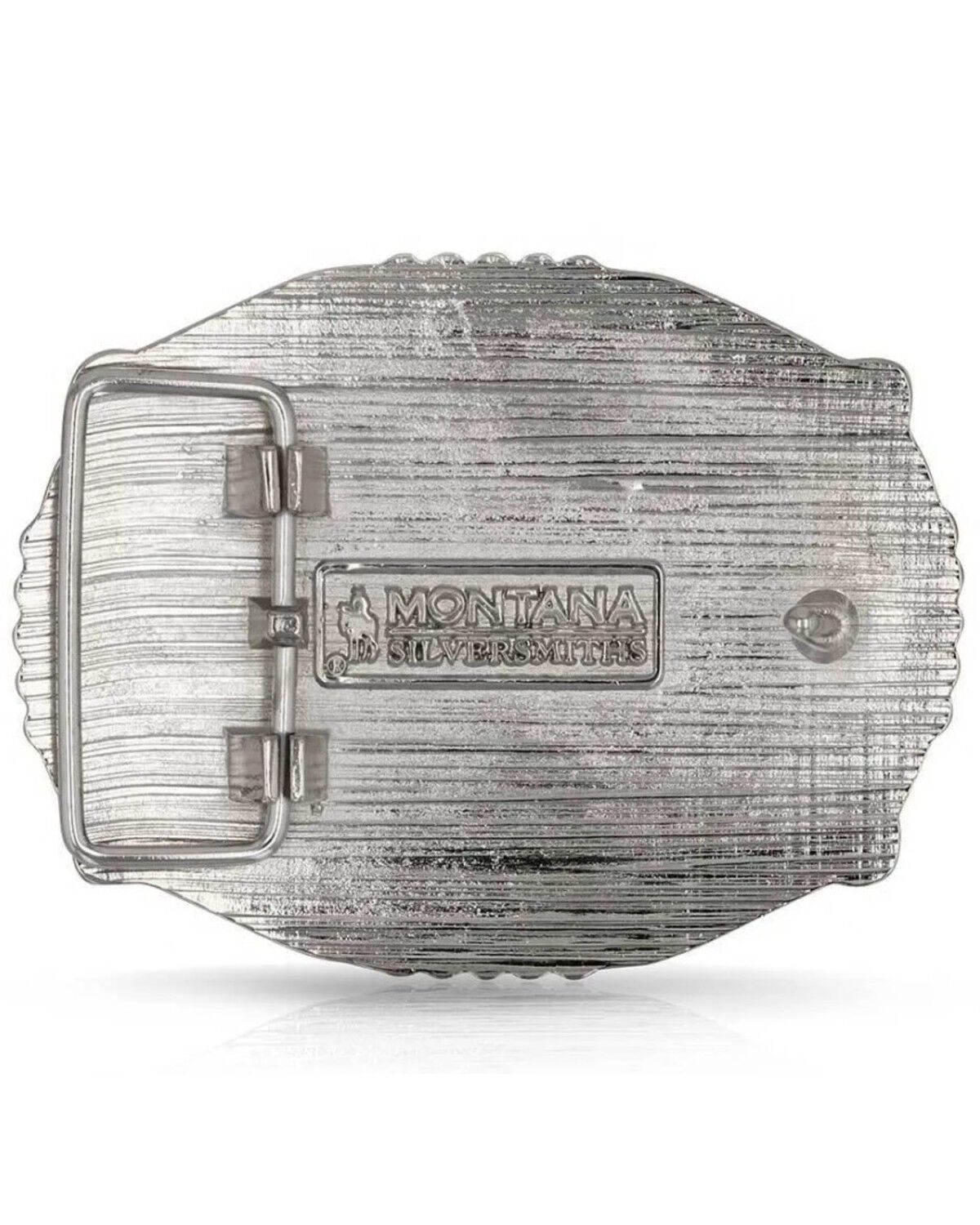 Image #2 - Montana Silversmiths Men's Majestic Valor Belt Buckle, Multi, hi-res