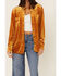 Image #3 - Wrangler Women's Old Gold Velvet Boyfriend Cut Long Sleeve Western Shirt, , hi-res
