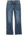 Image #2 - Wrangler Retro Little Boys' Whitley Slim Bootcut Stretch Denim Jeans, Blue, hi-res