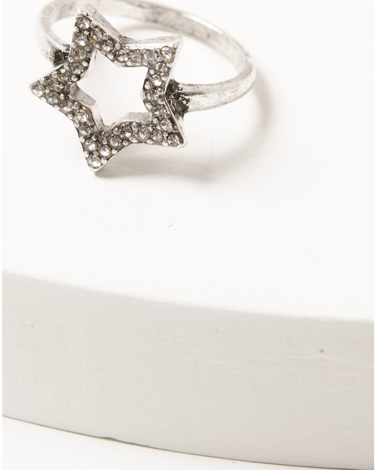 Image #5 - Shyanne Women's Horse Bit Star Ring Set - 5 Piece, Silver, hi-res