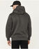 Image #4 - Thorogood Men's Snap Neck Hooded Sweatshirt, Charcoal, hi-res