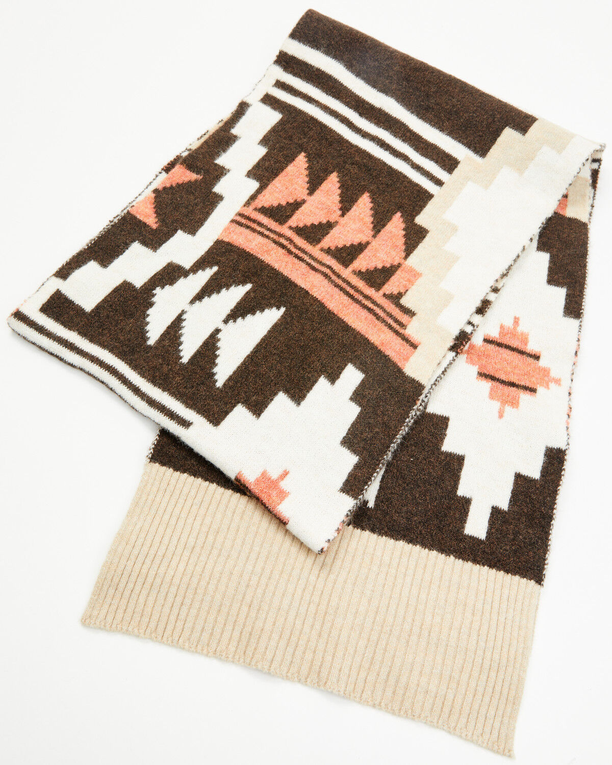 Image #1 - Shyanne Women's Bryndle Southwestern Print Scarf, Brandy Brown, hi-res