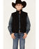 Image #1 - STS Ranchwear Boys' Black Youth Barrier Softshell Vest , , hi-res