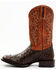 Cody James Men's Sienna Genuine Ostrich Exotic Western Boots - Broad Square Toe , Brown, hi-res