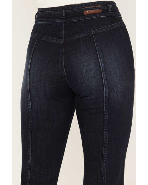 Image #4 - Shyanne Women's Dark Wash Trouser Flare Jeans, Dark Wash, hi-res