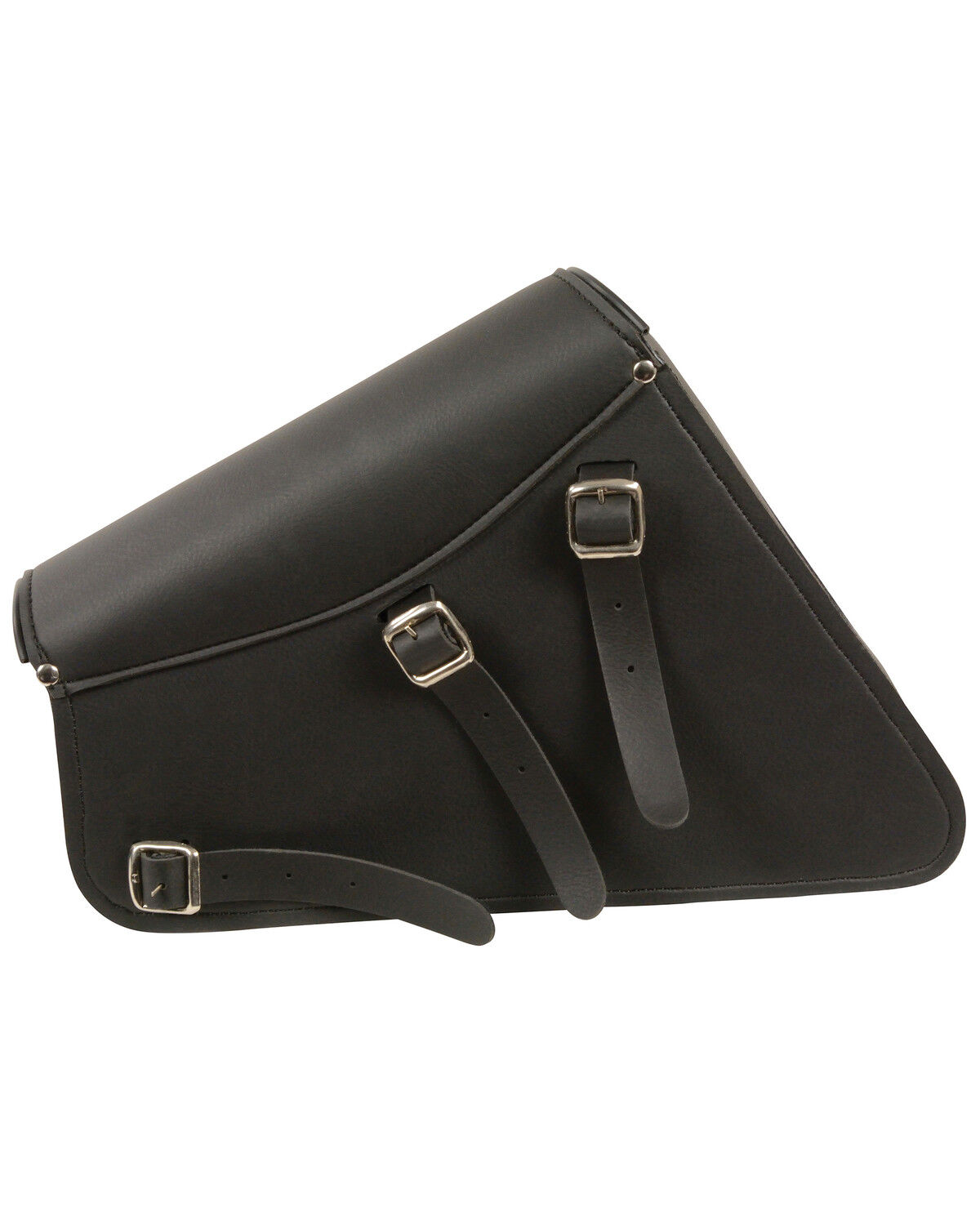 Image #3 - Milwaukee Leather Right Side Heavily Slanted Swing Arm Bag, Black, hi-res