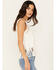 Idyllwind Women's Lillian Studded Fringe Tank Top, Ivory, hi-res