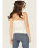 Image #4 - Shyanne Women's Lace Trim Satin Cami, Ivory, hi-res