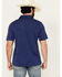 Image #4 - Wrangler Men's Solid Short Sleeve Performance Polo, Navy, hi-res