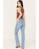 Wrangler Women's Light Wash High Rise Westward Zelda Bootcut Denim Jeans, Blue, hi-res