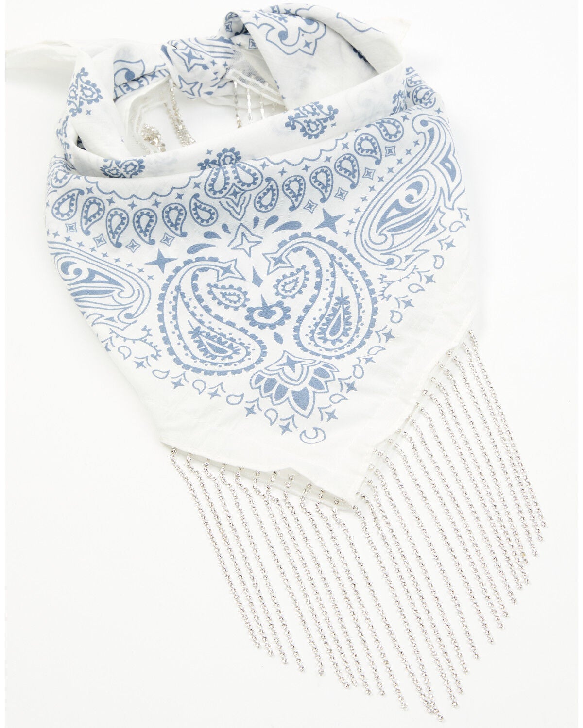 Idyllwind Women's Renee Bandana Necklace, White, hi-res