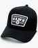 Image #1 - Hawx Men's Recreation Logo Patch Ball Cap, Black, hi-res