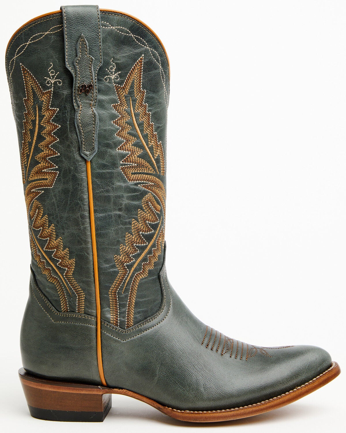 Image #2 - Dan Post Women's Juni Western Boots - Round Toe, Blue, hi-res
