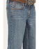 Image #2 - Cody James Boys' Bozeman Dark Wash Slim Bootcut Stretch Denim Jeans, Dark Wash, hi-res