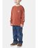 Image #3 - Carhartt Toddler Boys' Pocket Logo Long Sleeve T-Shirt, Red, hi-res