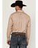 Image #4 - Ariat Men's Frazier Geo Print Long Sleeve Button-Down Western Shirt, Tan, hi-res