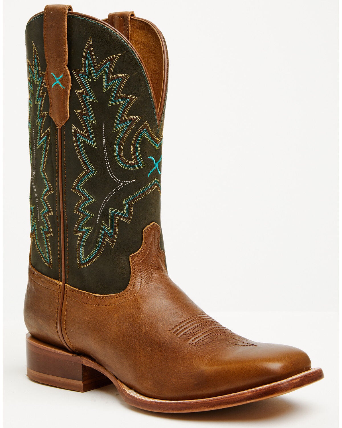Image #1 - Twisted X Men's Rancher Western Boots - Broad Square Toe, Brown, hi-res