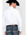 Image #2 - Gibson Men's Solid Long Sleeve Snap Western Shirt - Big  , White, hi-res