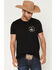 Image #2 - Cody James Men's Agave Desert Short Sleeve Graphic T-Shirt, Black, hi-res