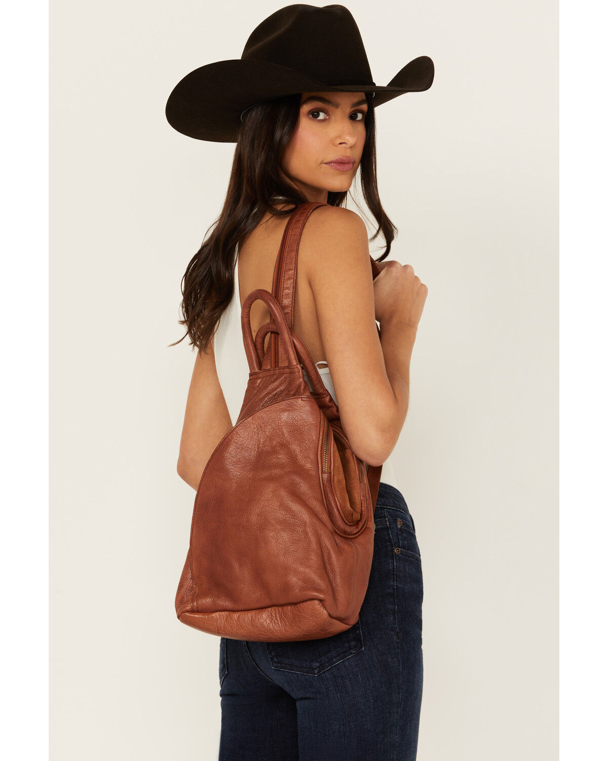 Image #1 - Free People Women's We The Free Soho Convertible Crossbody Bag, Brown, hi-res