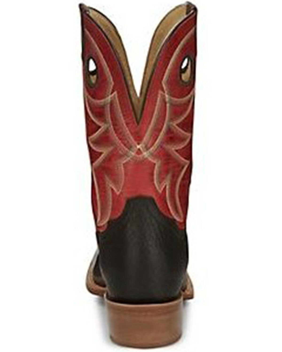 Image #5 - Tony Lama Men's Ronan Western Boots - Broad Square Toe, Chocolate, hi-res