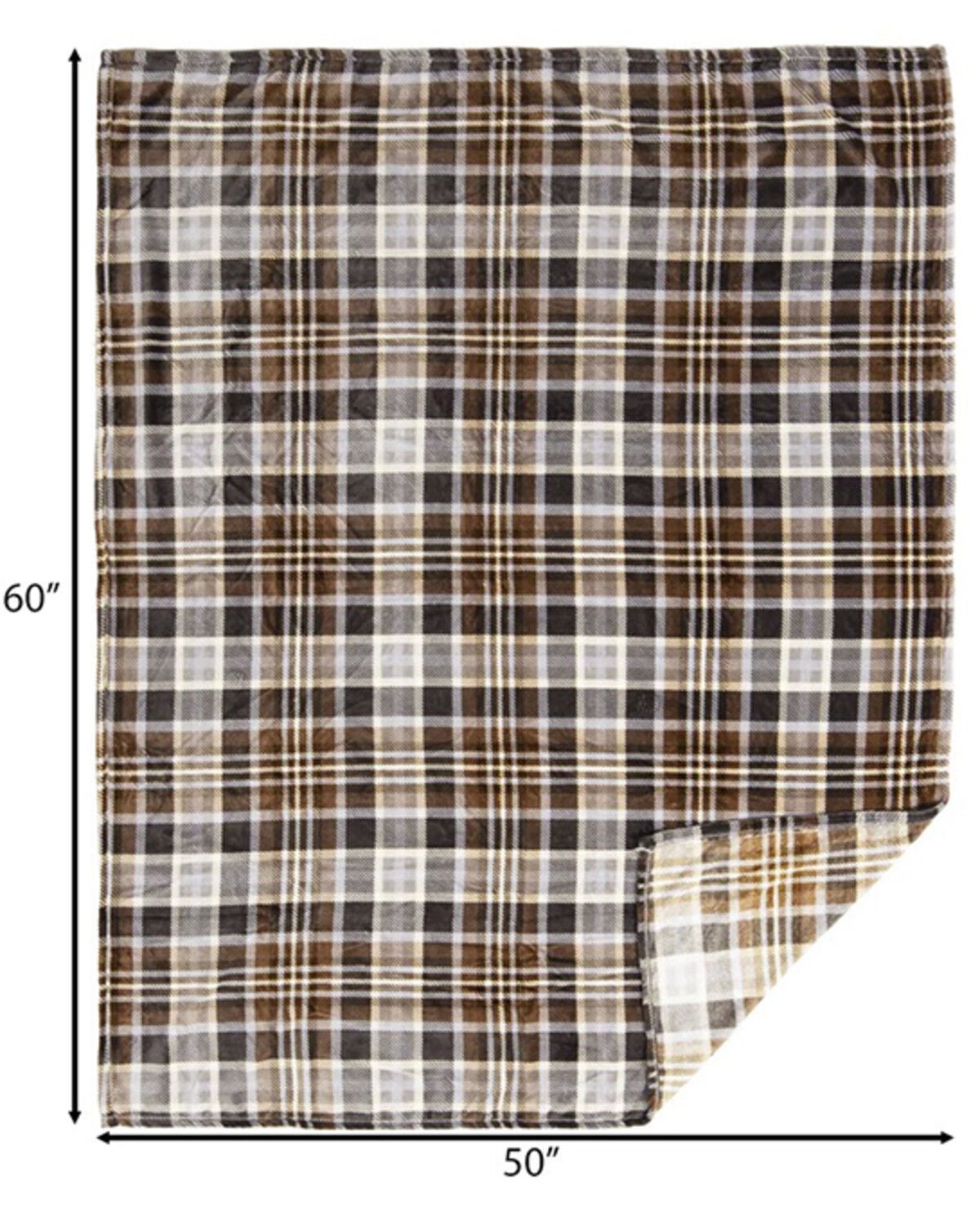 Image #4 - Carstens Home Chestnut Travel Blanket, Multi, hi-res