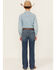 Image #3 - Ariat Boys' Medium Wash B4 Relaxed Bootcut Denim Jeans, Medium Wash, hi-res