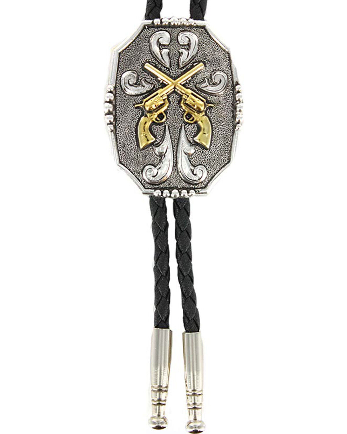 Image #2 - Cody James Men's Crossed Pistols Bolo Tie, Multi, hi-res