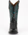 Image #4 - Ferrini Men's Full-Quill Ostrich Embroidered Western Boots - Broad Square Toe, Black, hi-res