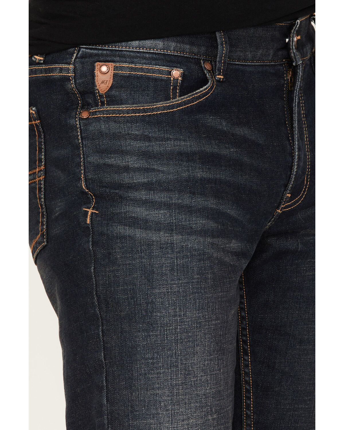 Image #2 - Moonshine Spirit Men's Distill Dark Wash Slim Straight Jeans, , hi-res