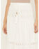 Image #2 - Miss Me Women's Crochet Lace Yoke Skirt, White, hi-res