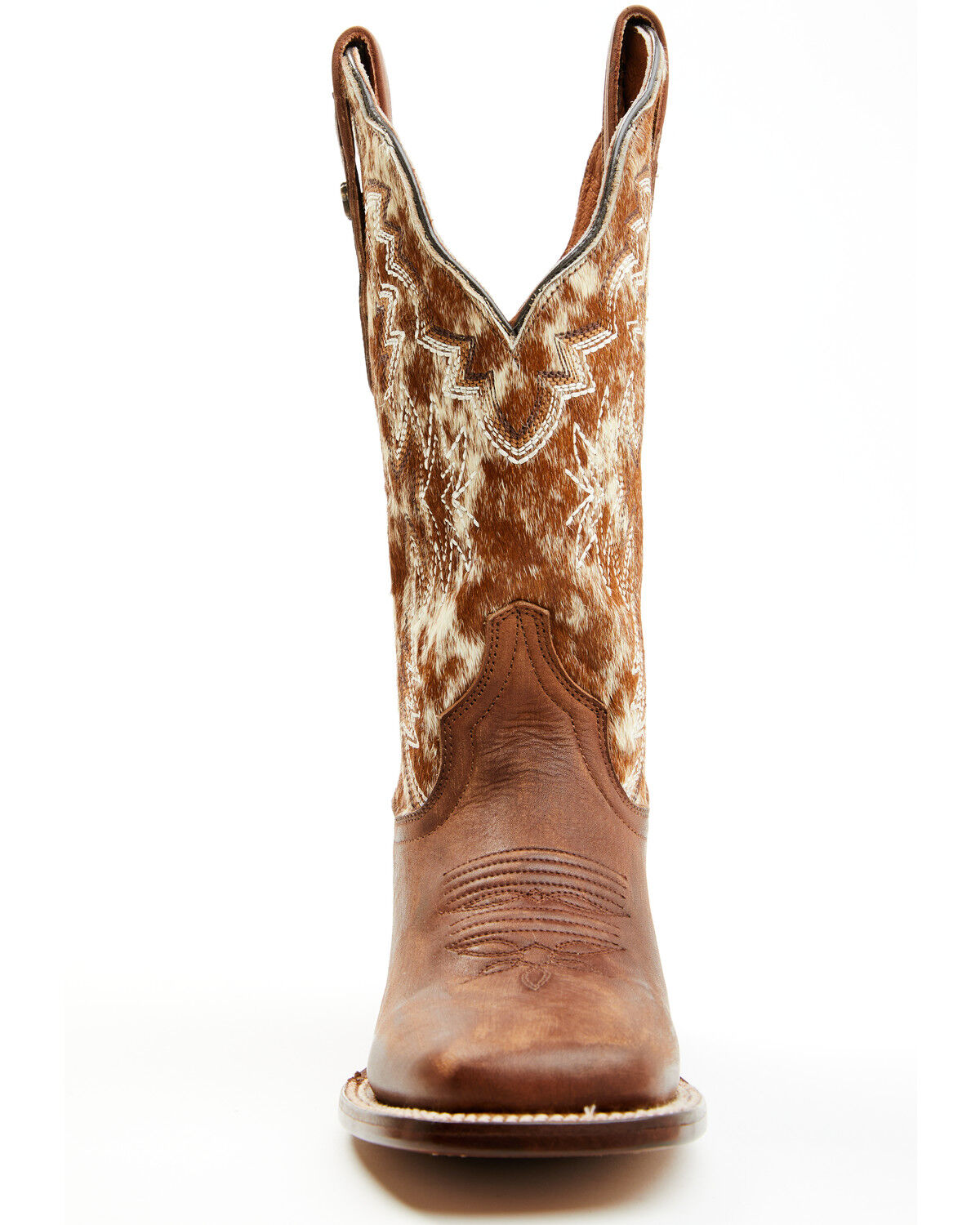 Image #4 - Dan Post Women's Clarabelle Western Boots - Broad Square Toe, Brown, hi-res
