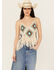 Image #1 - Rock & Roll Denim Women's Crochet Fringe Tank, , hi-res
