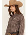 Image #2 - Cinch Women's Medallion Print Long Sleeve Button-Down Western Shirt, Black, hi-res