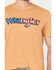 Image #3 - Wrangler Men's Boot Barn Exclusive Americana Logo Short Sleeve Graphic T-Shirt, Tan, hi-res