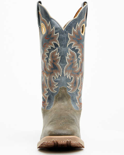 Image #4 - Laredo Men's Peete Western Boots - Broad Square Toe , Grey, hi-res