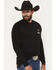 Image #3 - RANK 45&reg; Men's Stacked Long Sleeve Graphic T-Shirt, Black, hi-res