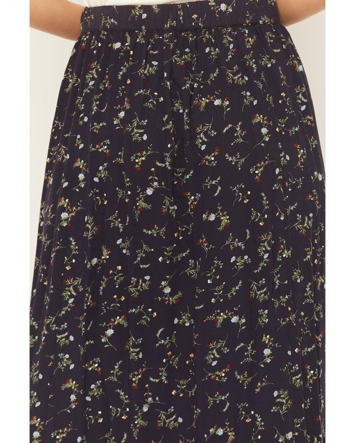 Image #4 - Idyllwind Women's Trinity Ditsy Floral Print Maxi Skirt, Indigo, hi-res