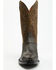 Image #4 - Dan Post Men's 12" Exotic Ostrich Western Boots - Snip Toe, Grey, hi-res