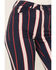 Image #2 - Shyanne Women's High Rise Stripe Super Flare Jeans, Navy, hi-res