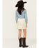 Image #3 - Trixxi Girls' Fringe Skirt , Ivory, hi-res