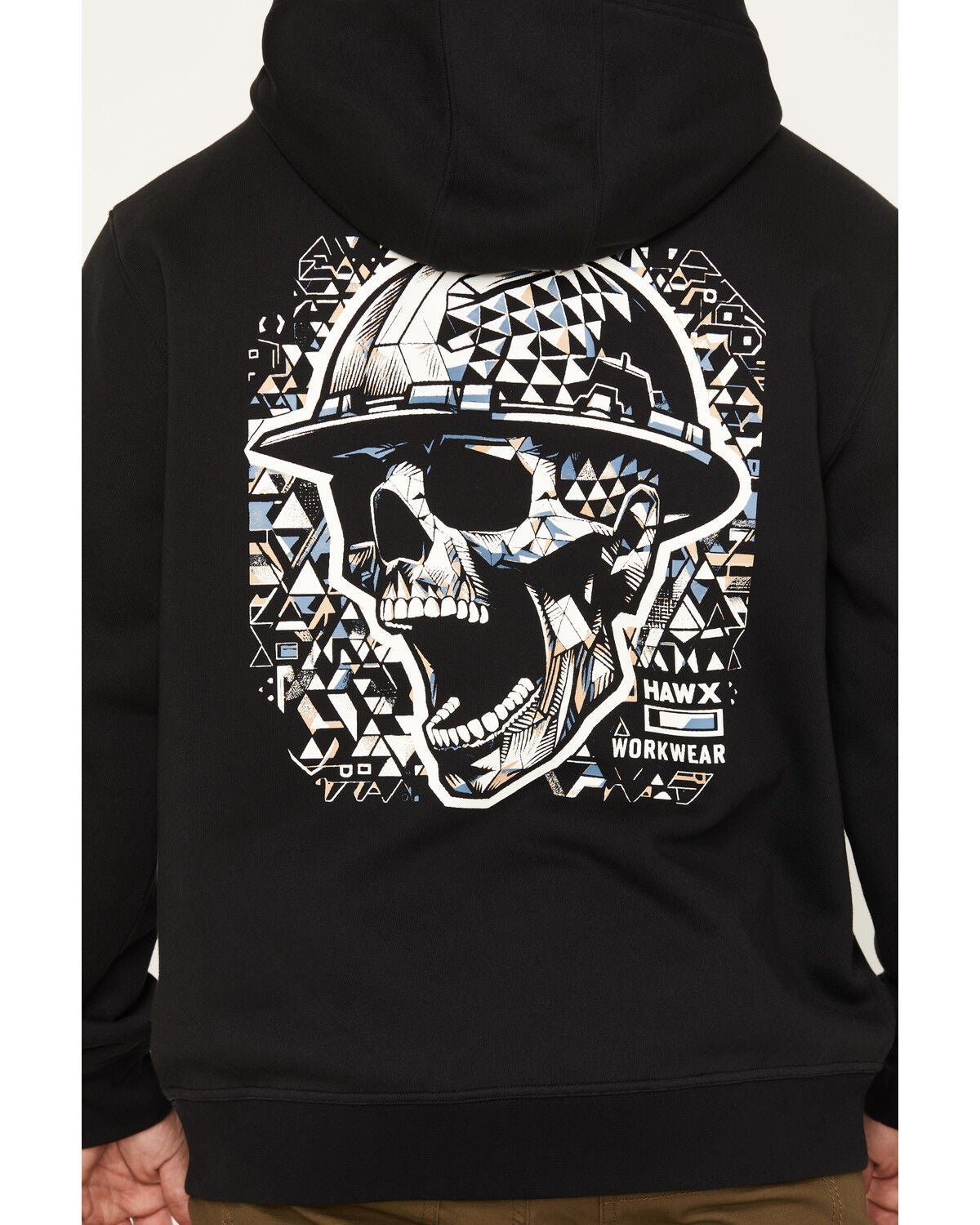 Image #4 - Hawx Men's Scream Fleece Hooded Sweatshirt, Black, hi-res