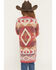 Image #4 - Shyanne Girls' Southwestern Print Eyelash Yarn Cardigan, Red, hi-res