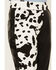 Image #2 - Saints & Hearts Girls' Cow Print Flare Pants, Black, hi-res