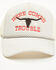 Image #1 - Idyllwind Women's Here Comes Trouble Ball Cap, Brown, hi-res