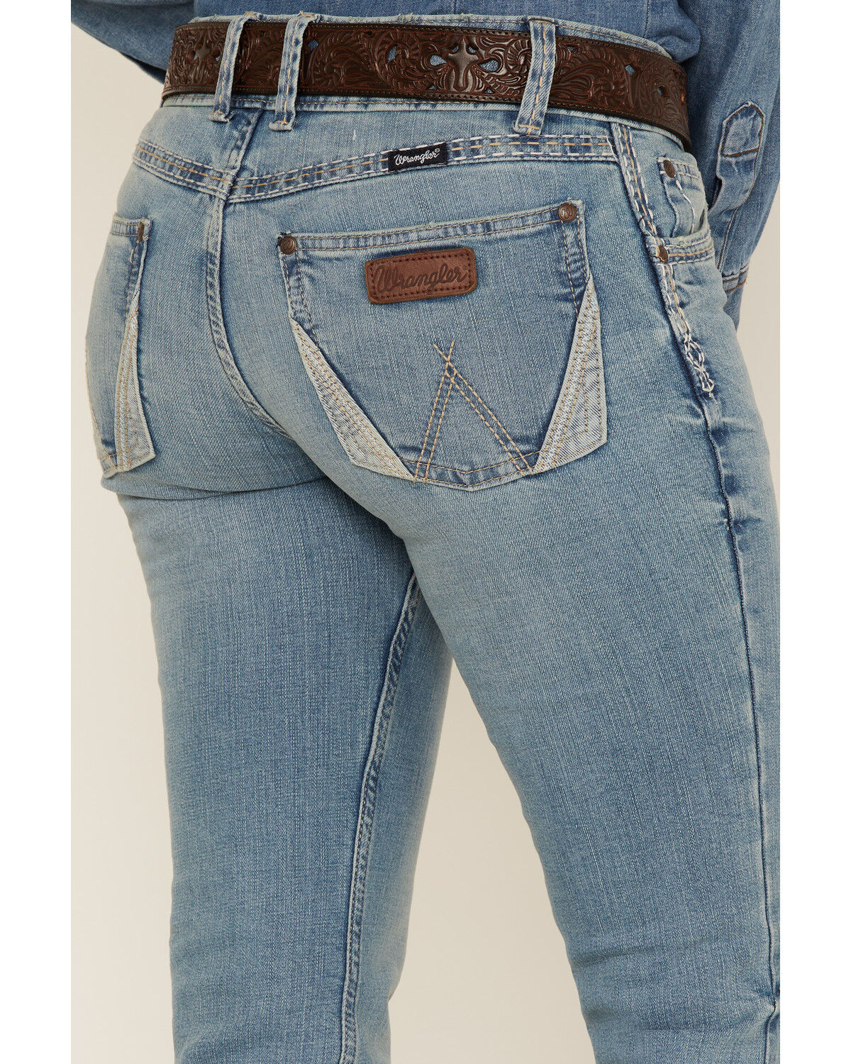 Image #4 - Wrangler Retro Women's Sadie Bootcut Patch Jeans, , hi-res